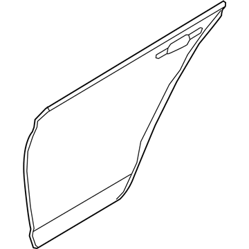 Hyundai 77111-J0000 Panel-Rear Door Outer, LH
