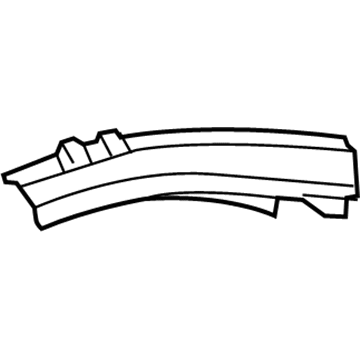 BMW 41-00-7-342-123 Reinforcement, Interior Roof Frame, Left