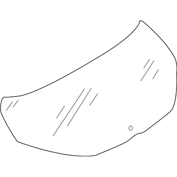 Nissan 90300-5RB0A Glass-Back Door Window