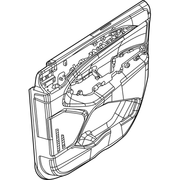 Mopar 7GF20TX7AA Panel-Front Door Trim