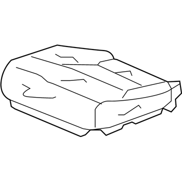 Honda 81331-TK8-A01ZA Cover, Passenger Side Middle Seat Cushion Trim (Warm Gray)