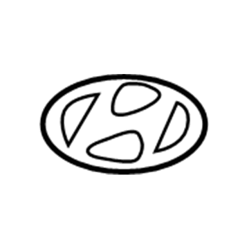 Hyundai 86300-38000 Symbol Mark Emblem