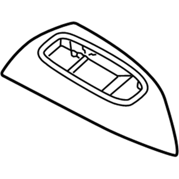 Nissan 80960-1KM0B FINISHER Power Window Switch, Front RH