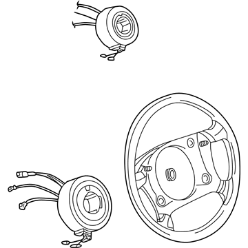 BMW 32-34-1-092-038 Leather Steering Wheel