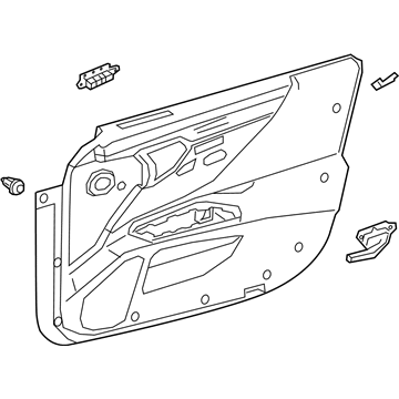Lexus 67610-06K90-20 Panel Assembly, FR Door