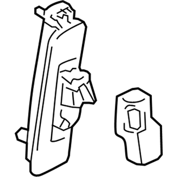 Honda 81460-SHJ-A01ZG Adjuster, Shoulder Slide *NH556L* (GRAY)