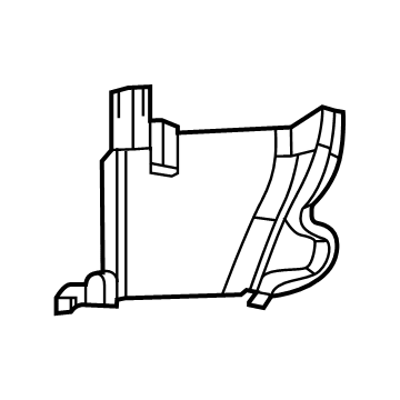 Mopar 68202656AB Radiator Side Air