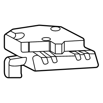 GM 84647283 BRACKET-RR BODY STRUCTURE STOP LP