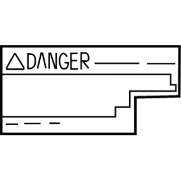 Lexus 28897-36010 Label, Battery Caution