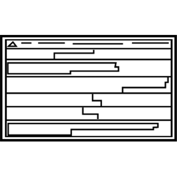 Toyota 11293-36070 Eng Info Label