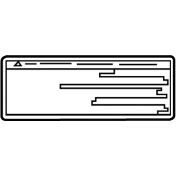Lexus 861C8-78020 Label, Mobile WIRELE