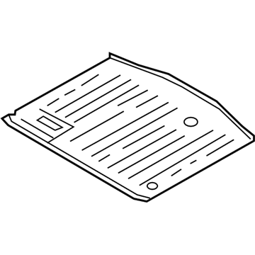 Nissan 74511-3NF0A Floor - Rear, Rear