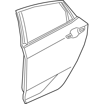 Honda 67510-T47-A00ZZ PANEL, R- RR- DOOR