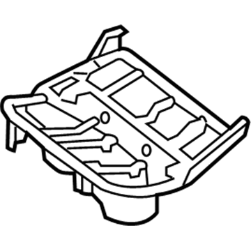 Nissan 88301-3JA0A Frame Assembly-Cushion, 2ND Seat RH