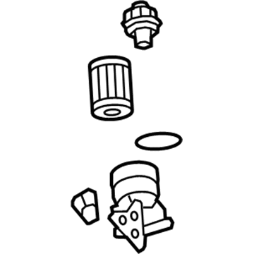 BMW 11-42-7-562-250 Oil Filter With Aluminium Cover