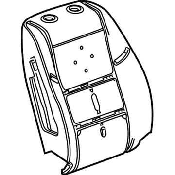 GM 22991839 Seat Back Pad