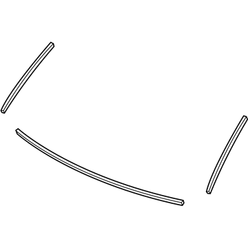 Honda 04731-SCV-A00 Rubber Set, FR. Windshield Dam