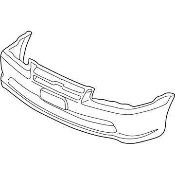 Honda 04711-S84-A91ZZ Face, Front Bumper (Dot)