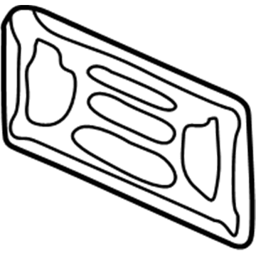 Honda 71145-S84-A01 Base, Front License Plate