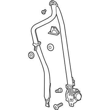 GM 19353916 Belt & Retractor