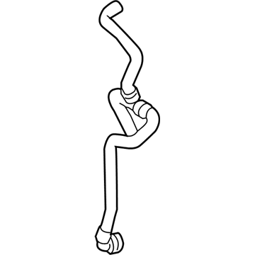 BMW 64-21-6-821-651 COOLANT HOSE RADIATOR FEED 3