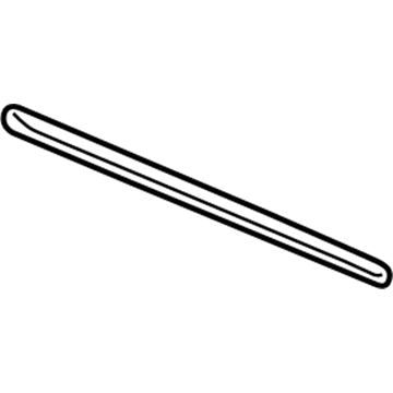 GM 88892077 Molding Asm, Front Side Door Center- LH (Paint To Match)