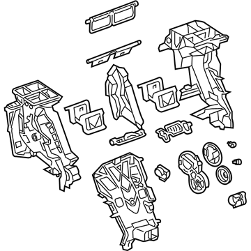 GM 84644545 AC & Heater Case