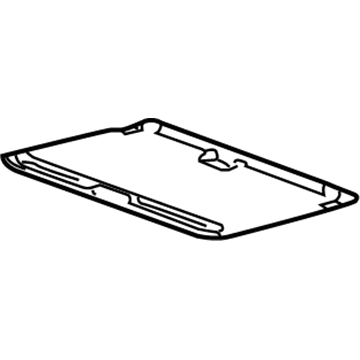Lexus 63306-60120-A0 Trim Sub-Assy, Sunshade