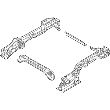 Hyundai 65700-G7000 Member Assembly-Rear Floor Under