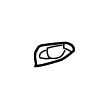 Lexus 69242-50020 Pad, Front Door Outside