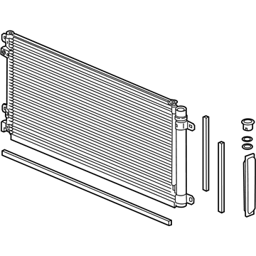 Honda 80100-TBC-A02 W-CONDENSER ASSY