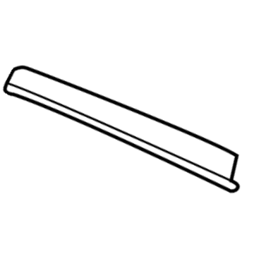 Lexus 75761-60030 Moulding, Rear Door Window Frame, Front RH
