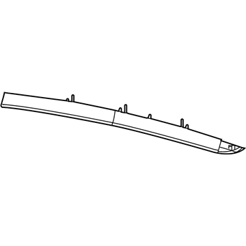 Mopar 5SZ79DX9AB Panel-LIFTGATE Trim Upper