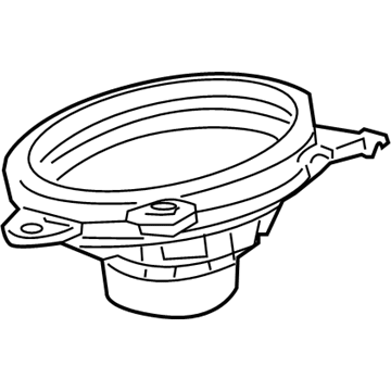 GM 13264617 Speaker, Radio Rear