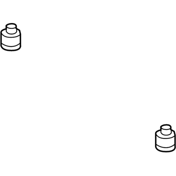 Kia 624154D000 BUSHING-Member Support