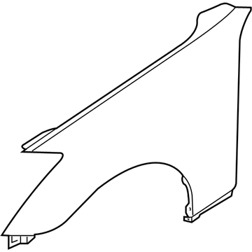 Infiniti 63100-AM830 Fender-Front, RH