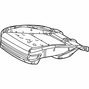 Lexus 71501-60A50 PAD SUB-ASSY, FR SEA
