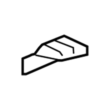 Lexus 53743-50040 Reinforcement, Front Fender Apron, Front RH