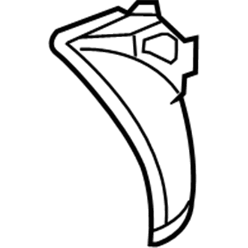 Lexus 53713-50040 Apron, Fender Side, RH