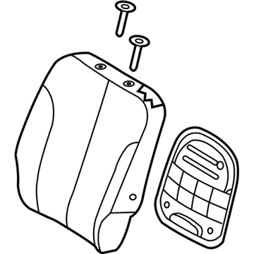 Kia 893004D110CS4 Back Assembly-Rear 2ND Seat