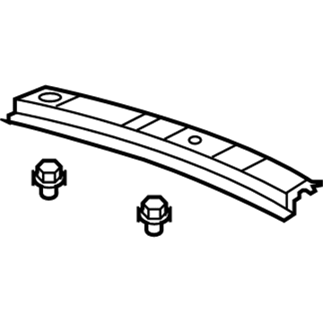 Acura 84640-STK-A01ZB Lining Assembly, Rear Panel (Medium Gray)