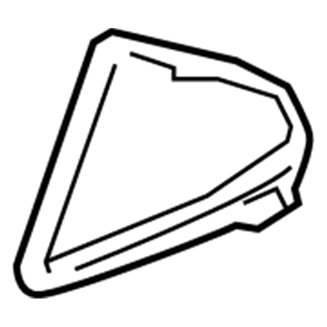 Lexus 68011-50010 Glass, Rear Door Quarter Window, RH