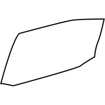 Lexus 68113-50180 Glass, Rear Door, RH