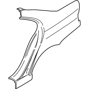 BMW 41-00-8-205-623 Left Rear Side Panel