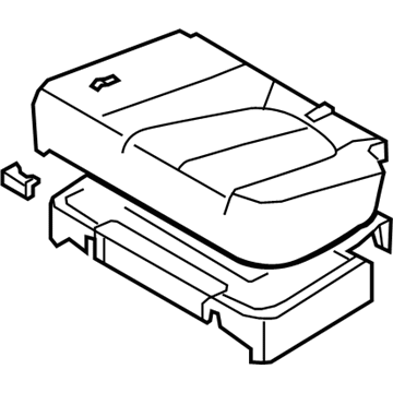 Kia 891001D050465 Cushion Assembly-Rear Seat