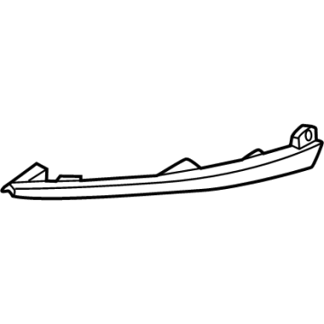 Kia 86597AO000 PIECE-FR BUMPER, LH