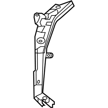 Nissan 62512-1JA0A Support-Radiator Core Upper, RH