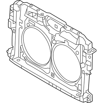 Nissan 62500-1JA0A Support Assembly - Radiator Core