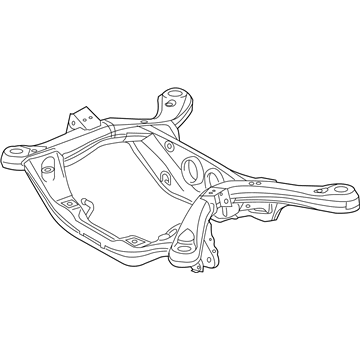 Lexus 51206-48091 Member Sub-Assembly, Rear