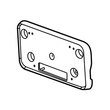 GM 84519625 License Bracket